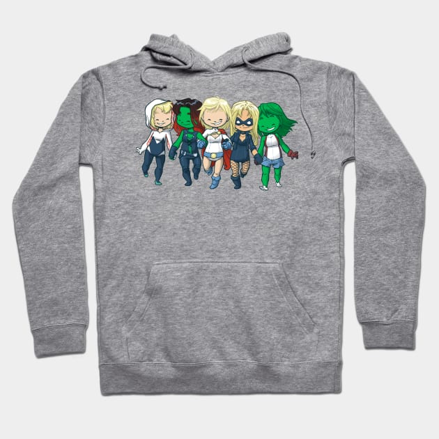 Super BFFs2 Hoodie by Dooomcat